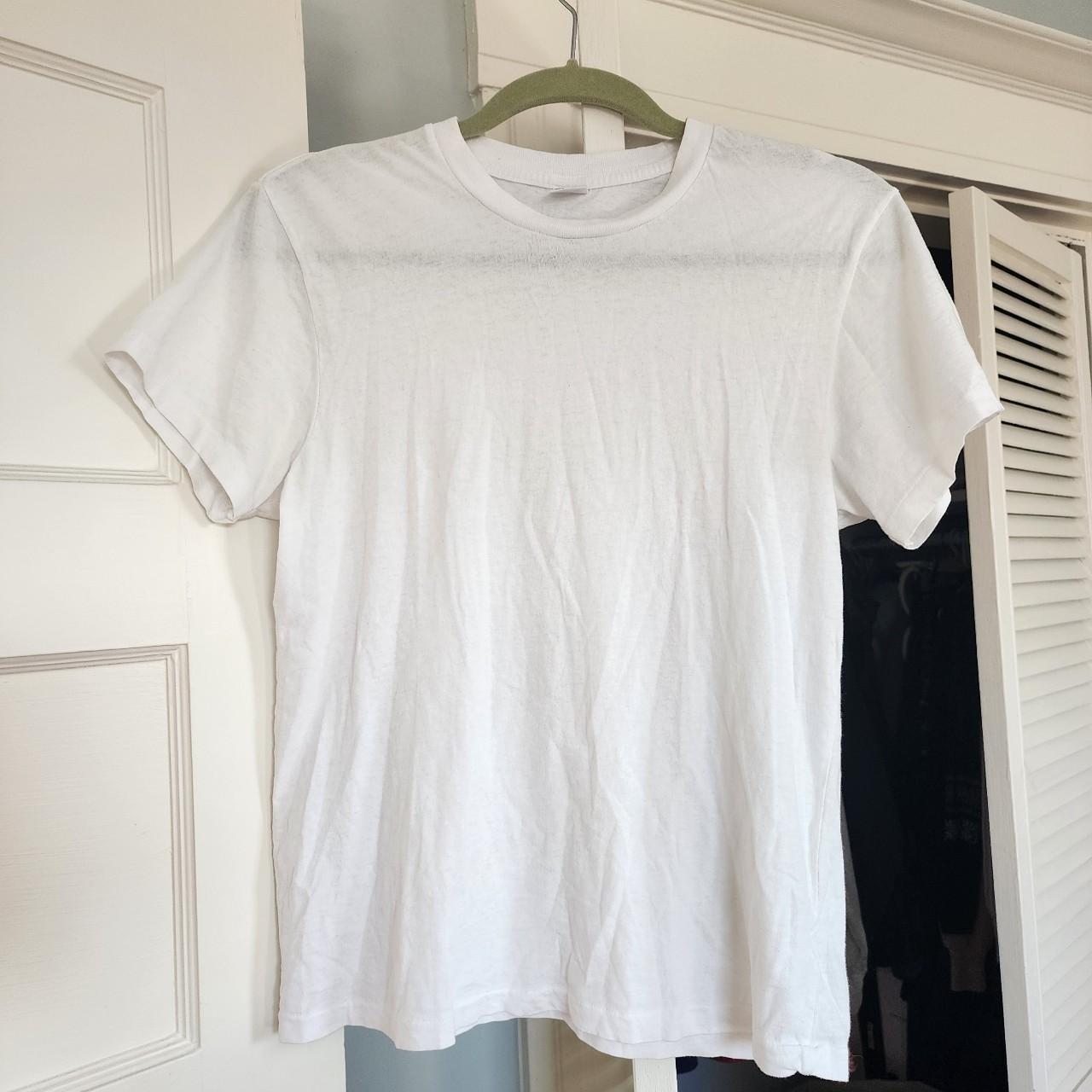 Redone Hanes white cotton girlfriend tee in XS, not... - Depop