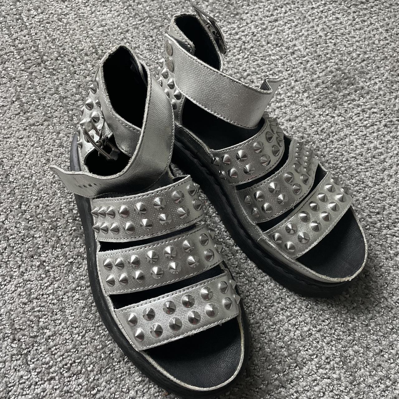 Doc marten studded sandals hot sale