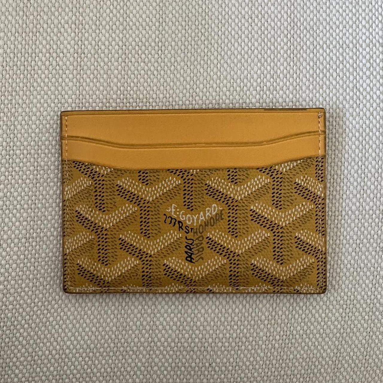 Goyard Women's Yellow Walletpurses Depop