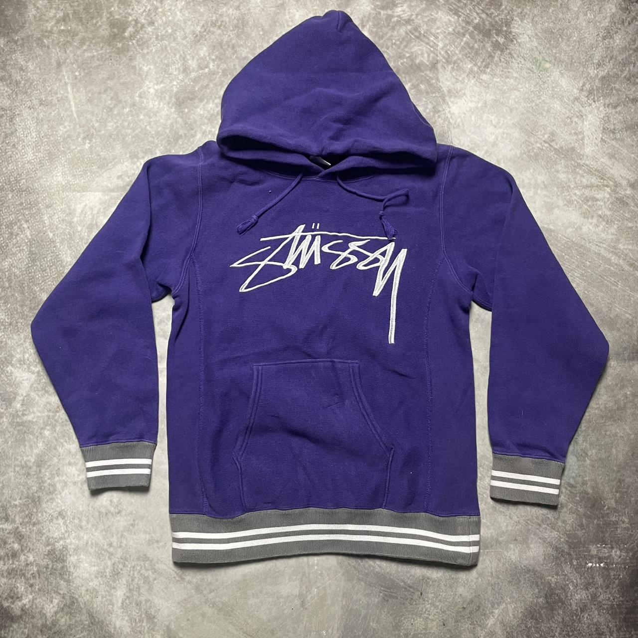 Stussy Sport Champion Reverse Weave Hoodie Size on... - Depop