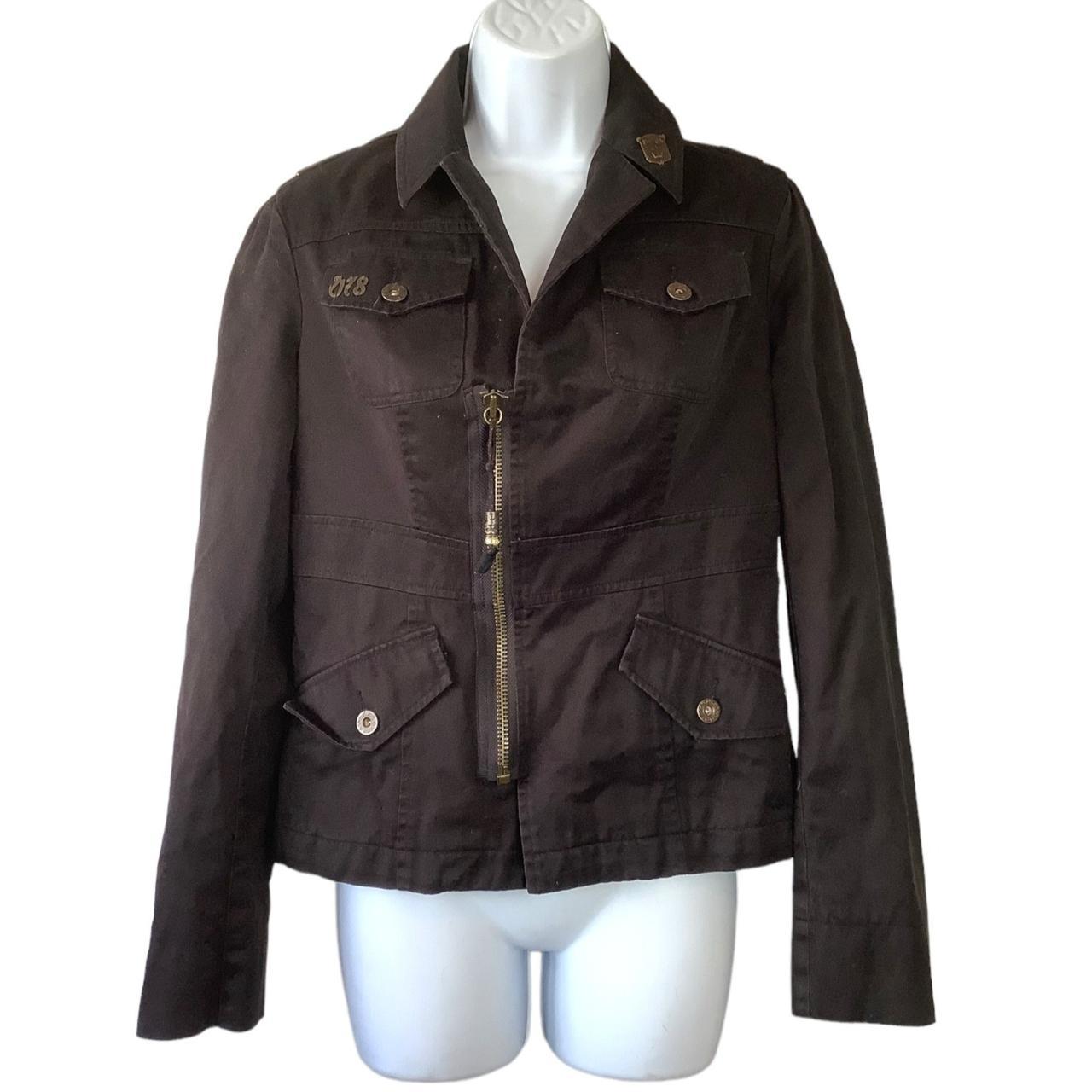 DIESEL Cotton Twill Moto Jacket Size Medium Color:... - Depop