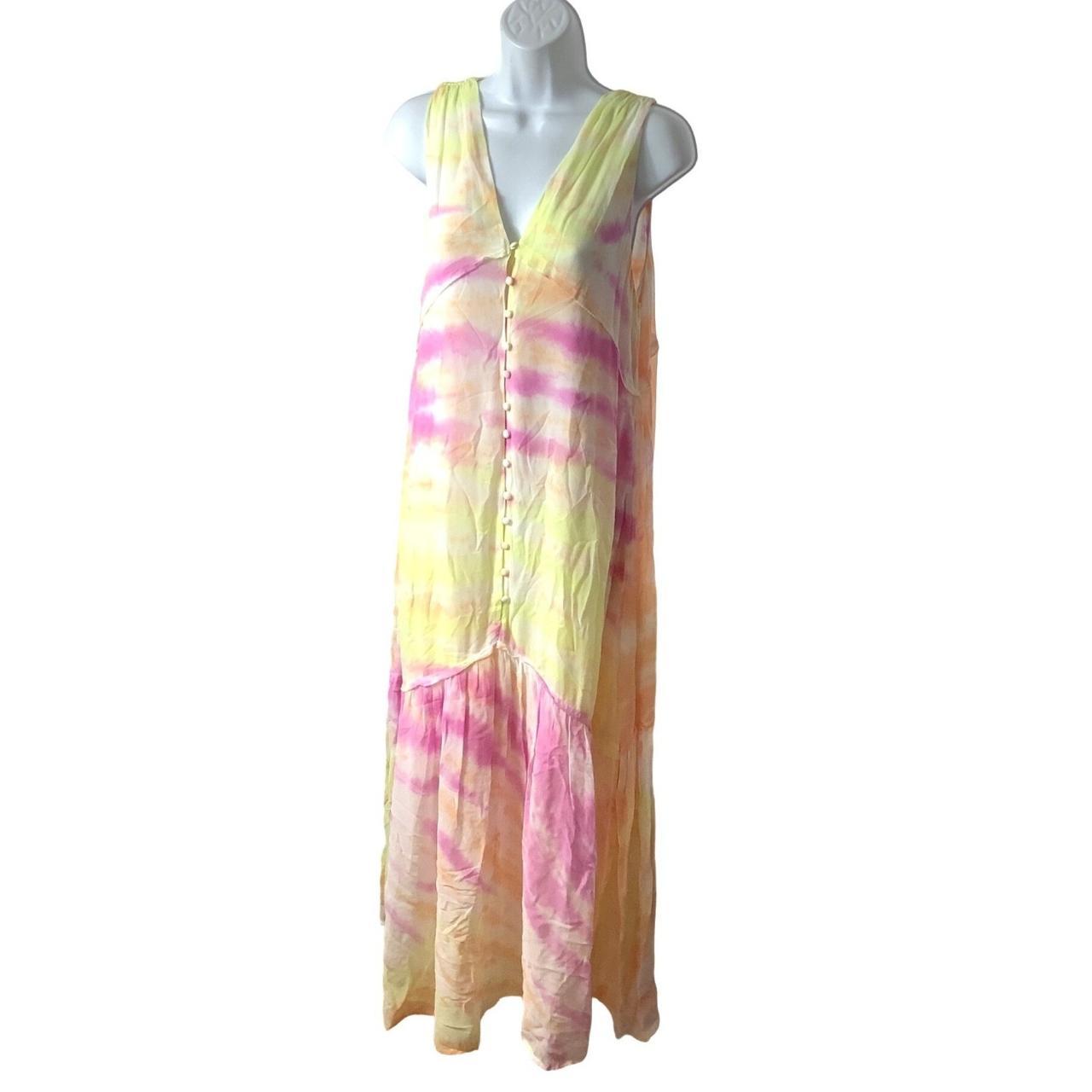 Young Fabulous & Broke Jetter outlets tie dye maxi dress size large