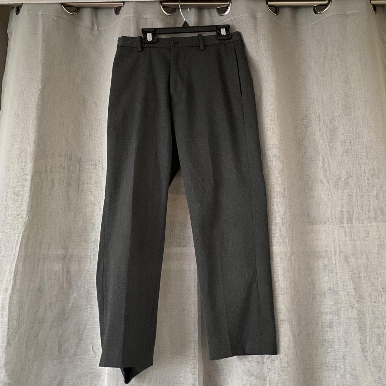 Uniqlo gray ankle pants Waist fits 26-28 - Depop