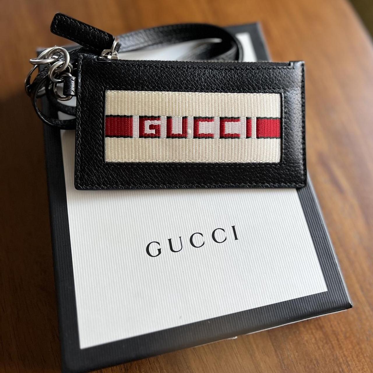 Gucci wallet hot sale on strap