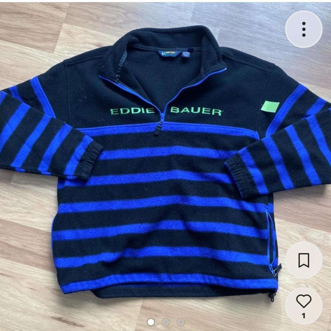 Vintage Eddie Bauer Ebtek Fleece 1/4 zip⛷🏂 - Depop