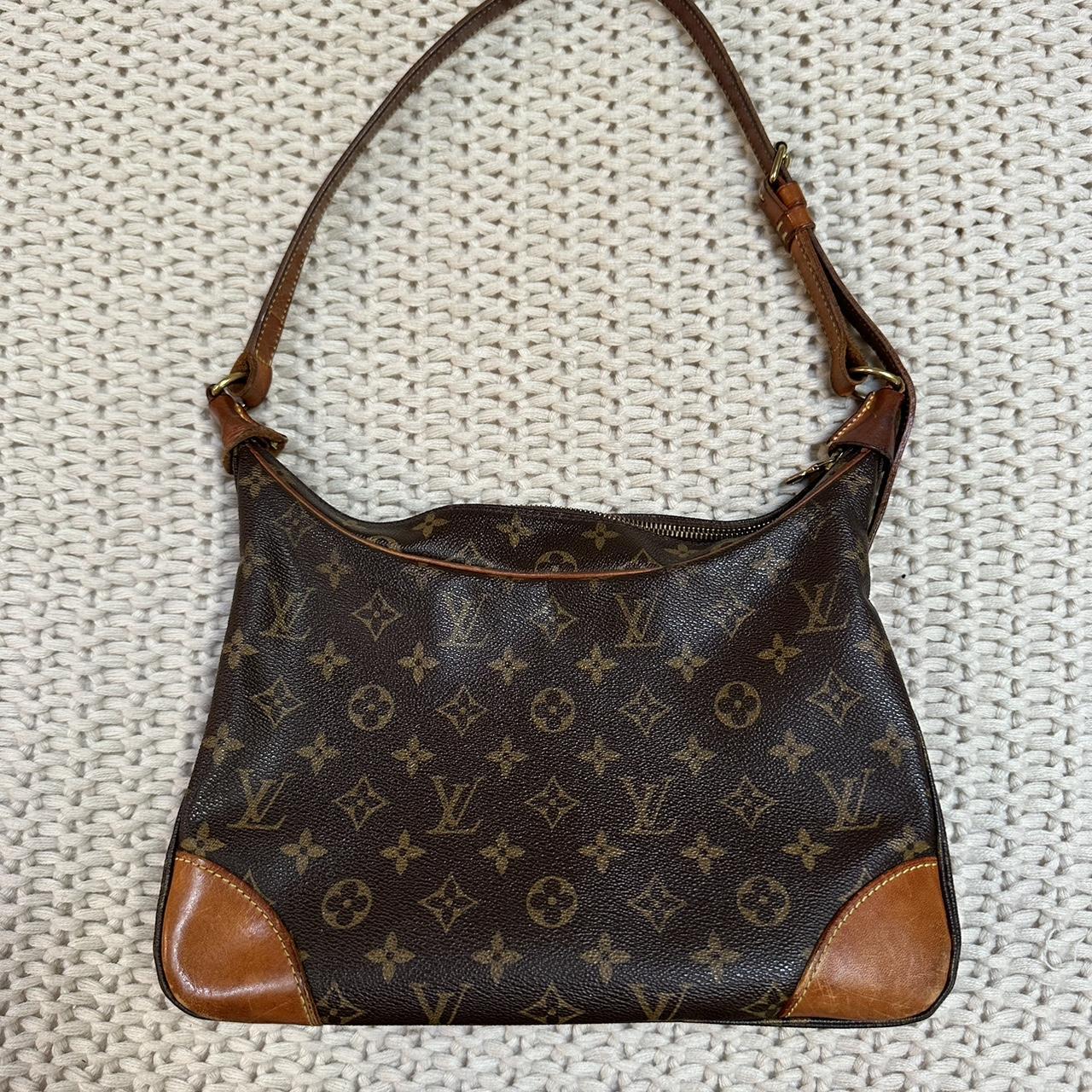 Vintage Louis Vuitton Bag Real! Some aging on the - Depop