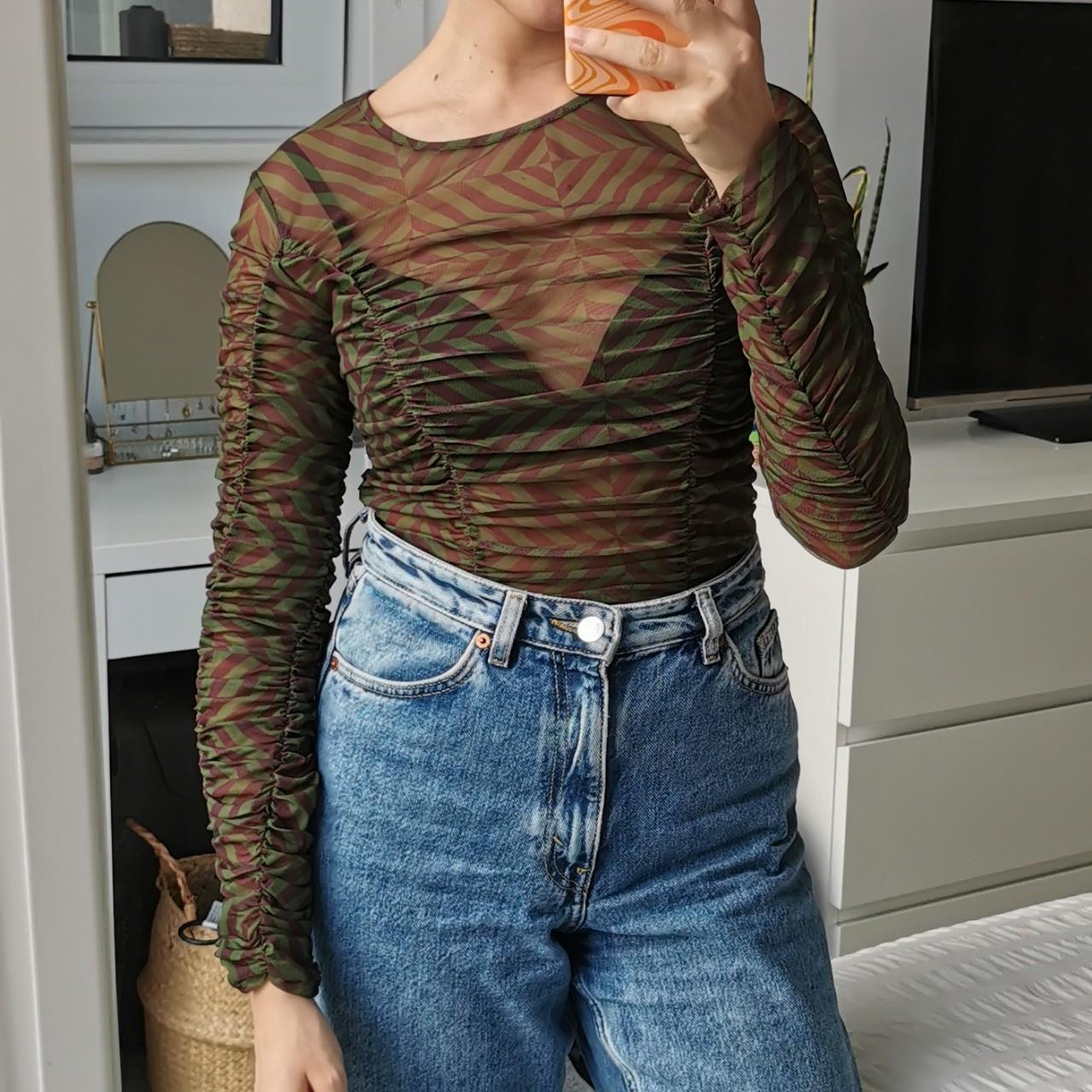 Zara best sale fishnet top