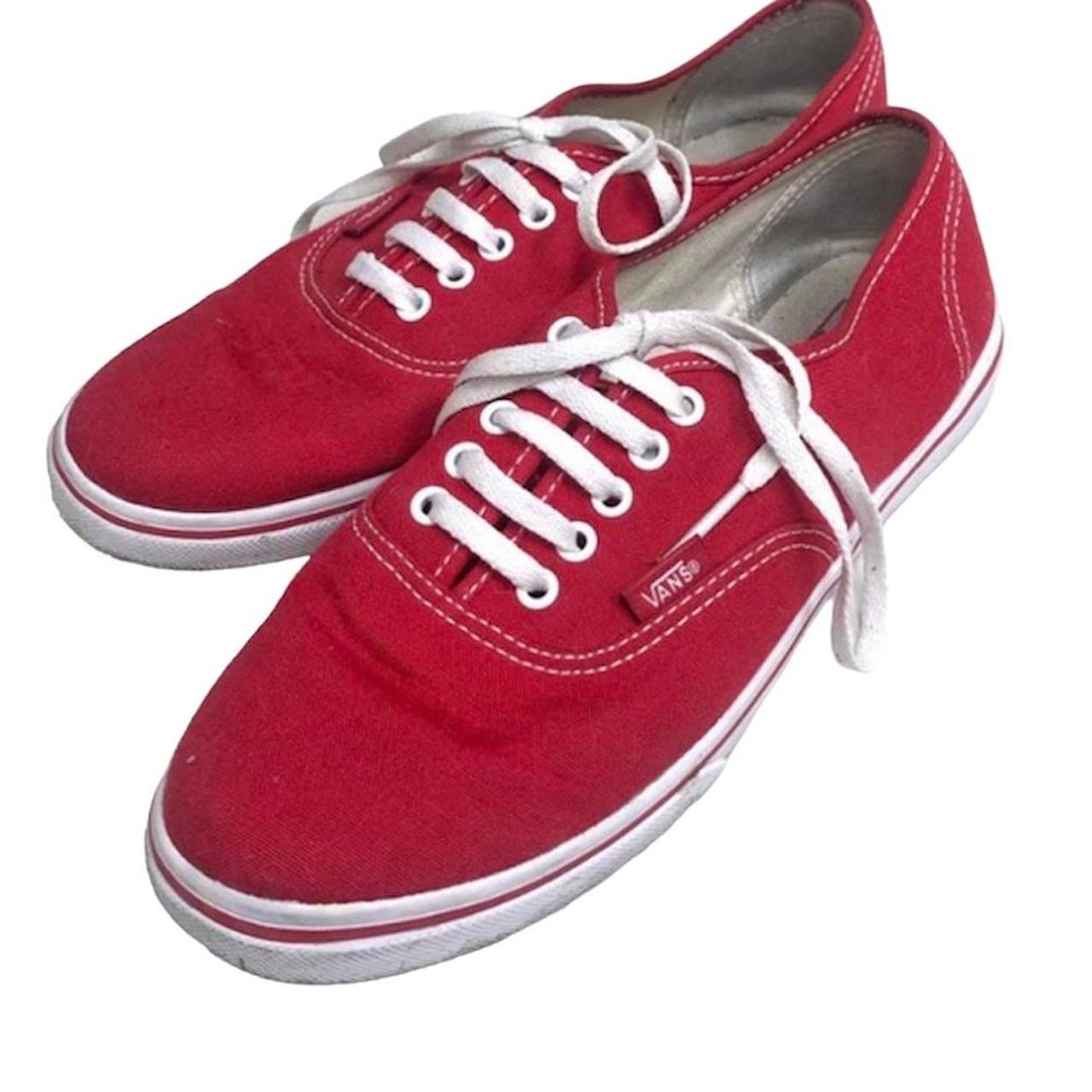 Vans authentic reds These are preowned but in good... - Depop