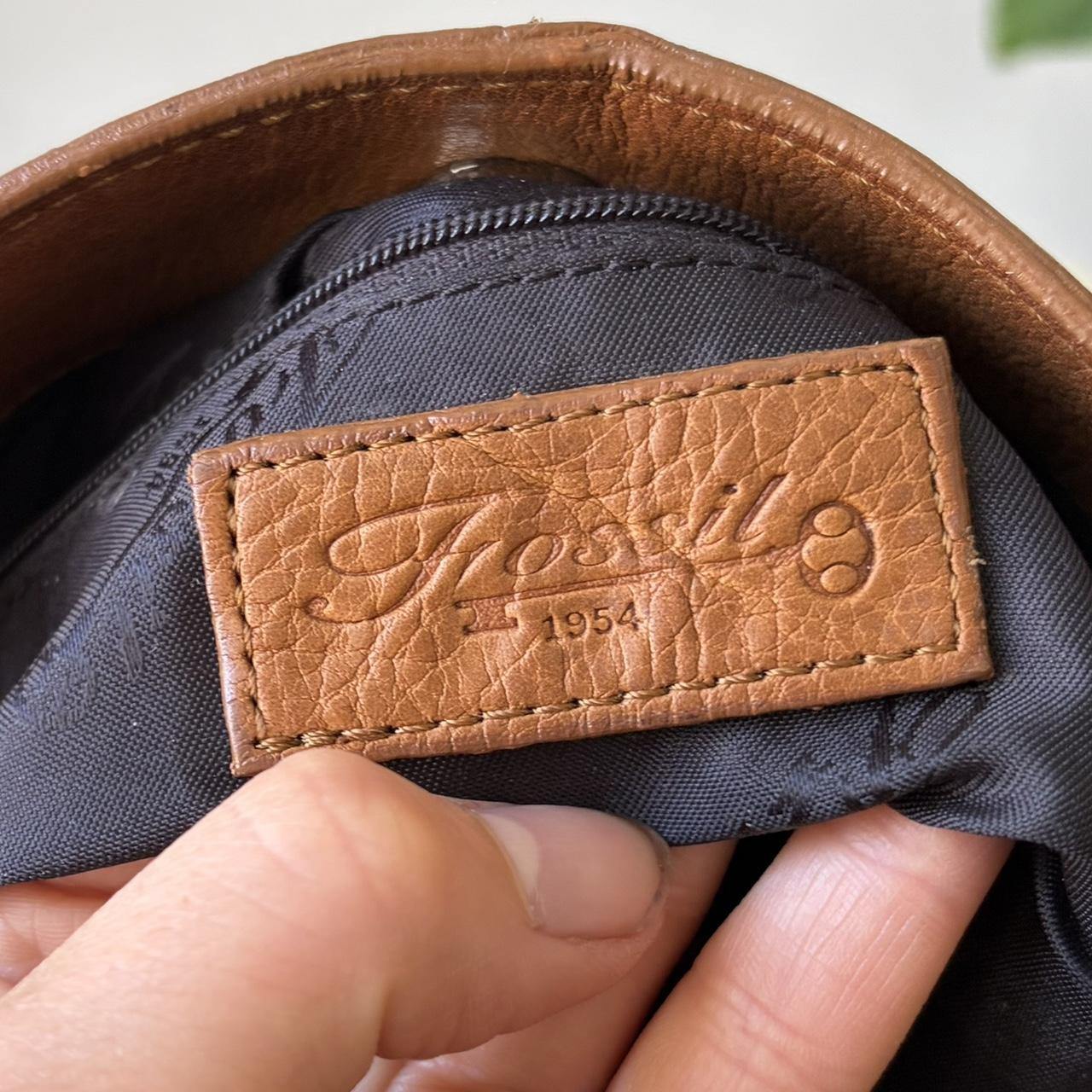 Fossil Women's Wallet - Brown – Patchwork hide an… - image 6