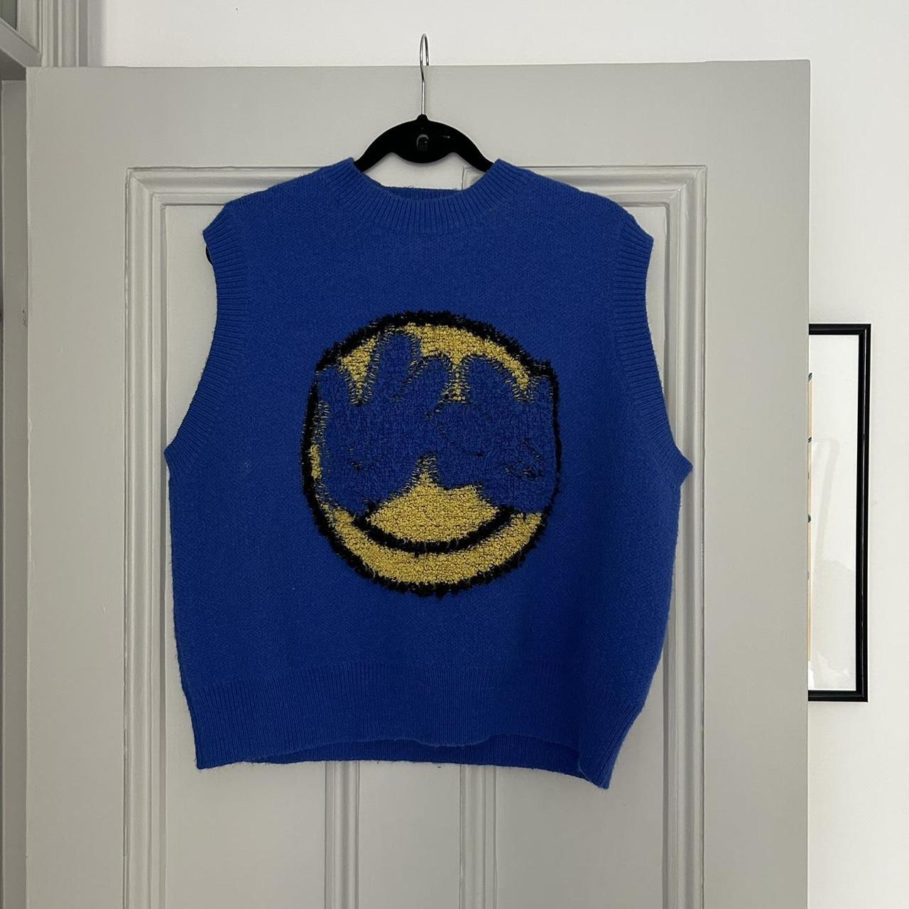 Cider Women's Blue Jumper Depop