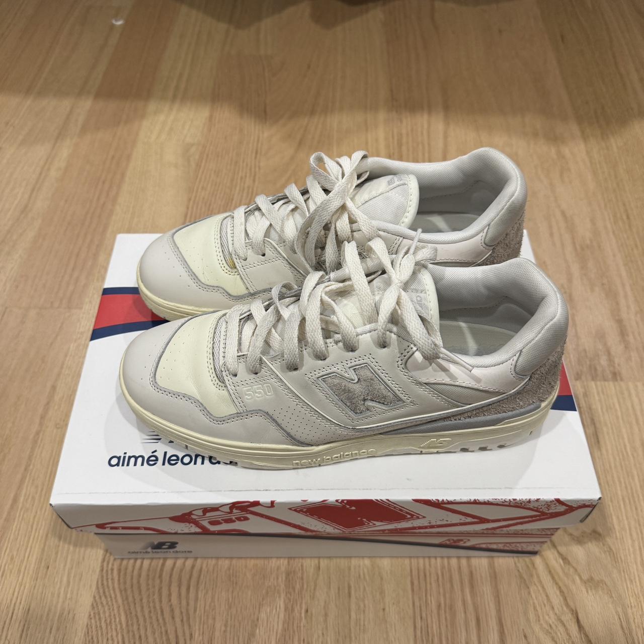 ALD New Balance 550 WHITE/WHITE Retail... Depop