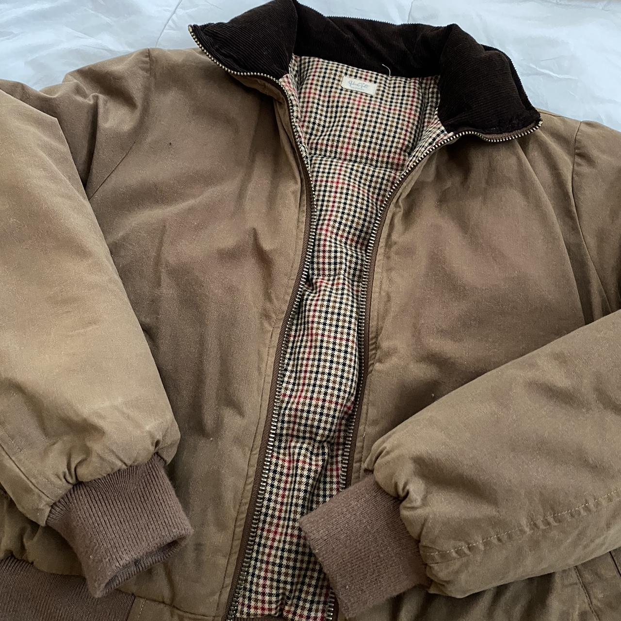 Brandy Melville brown puffer jacket One size... Depop