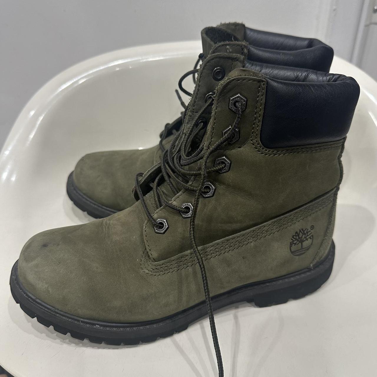 khaki timberland boots womens