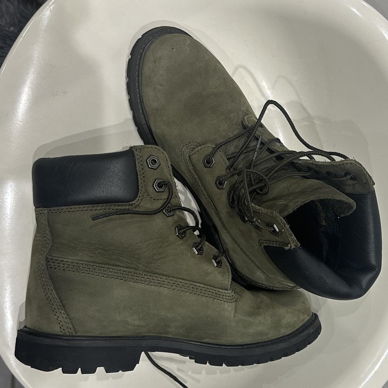 khaki timberland boots womens