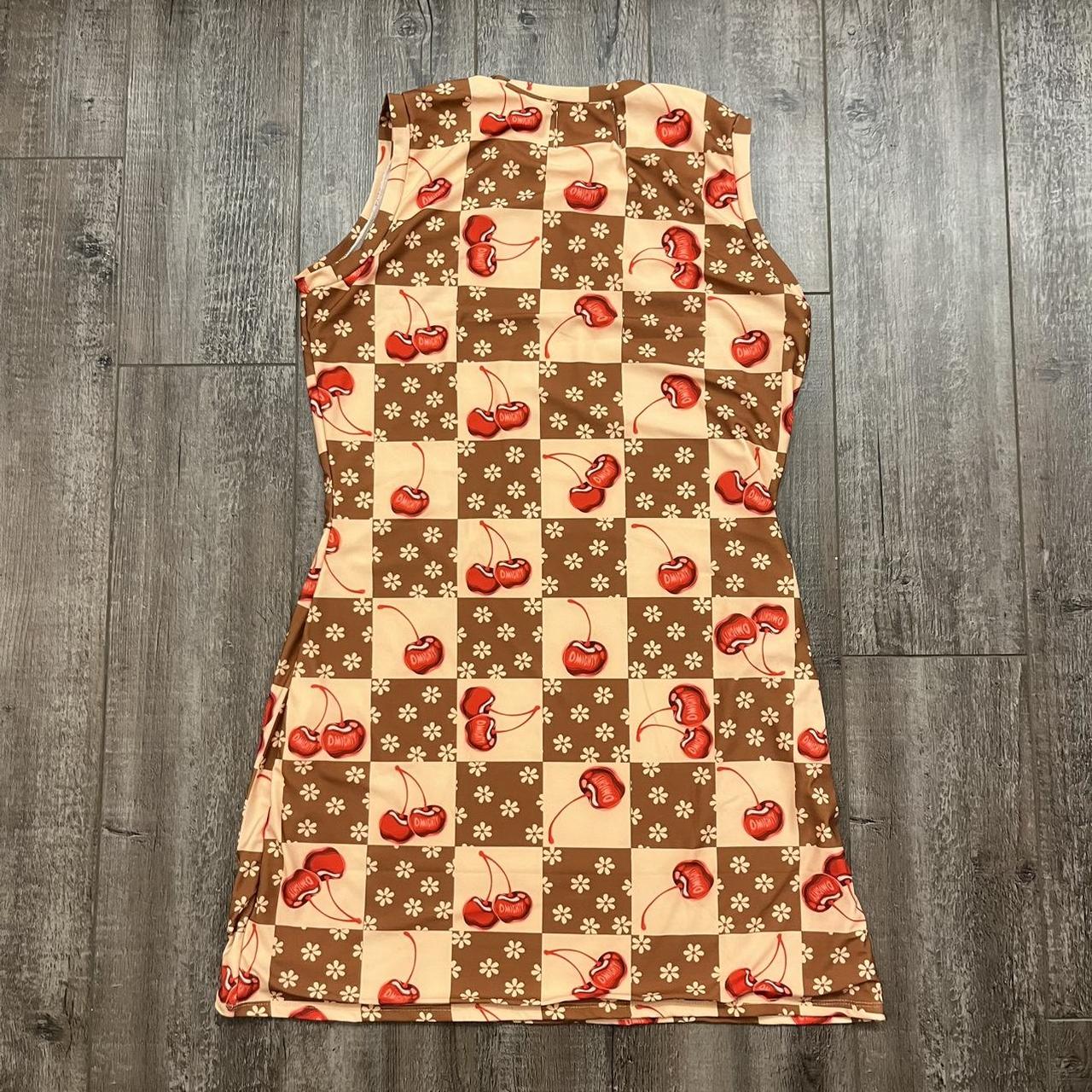 OMighty Cherry Check Dress 🍒  , Only worn once dress...