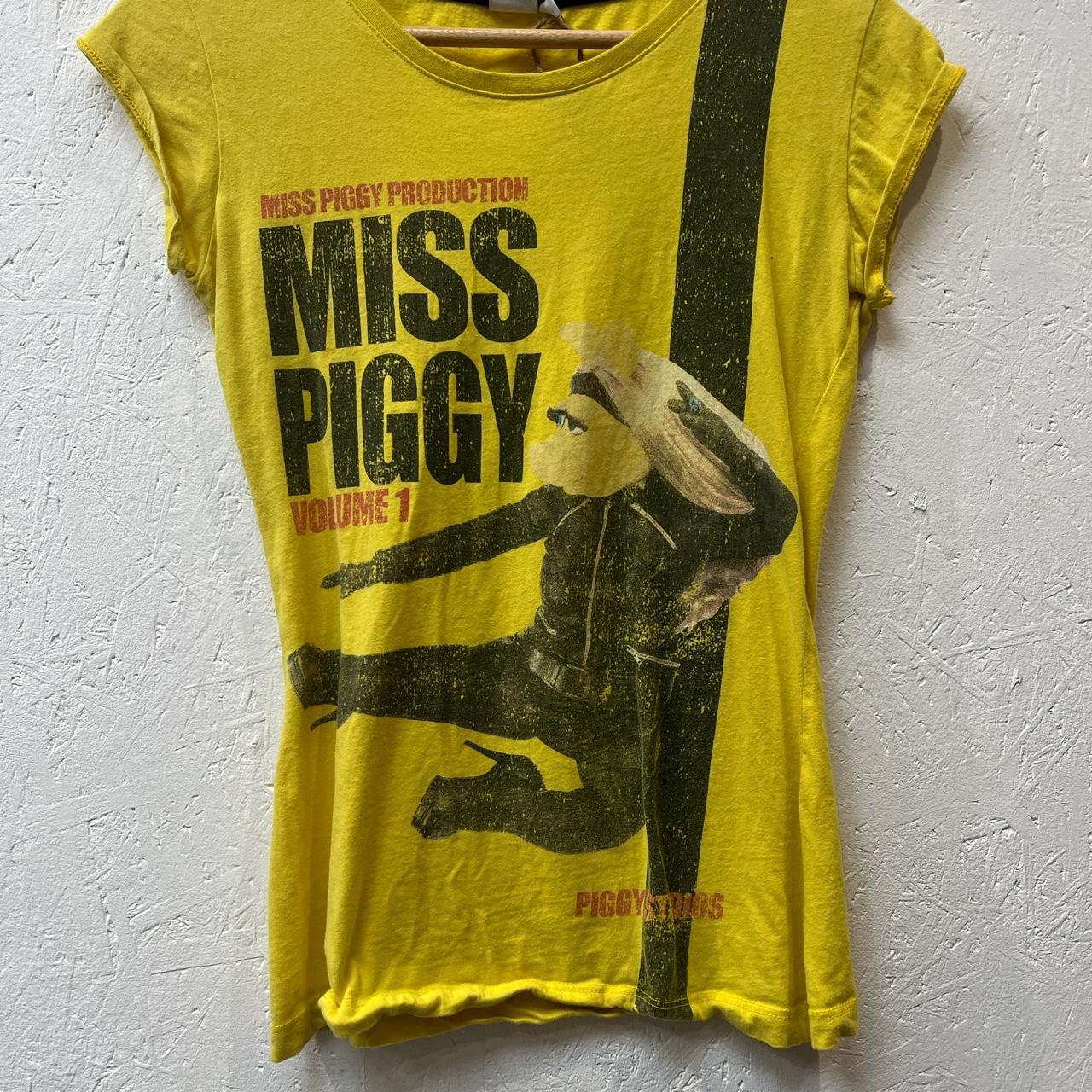 Disney Women's Yellow Tshirt Depop