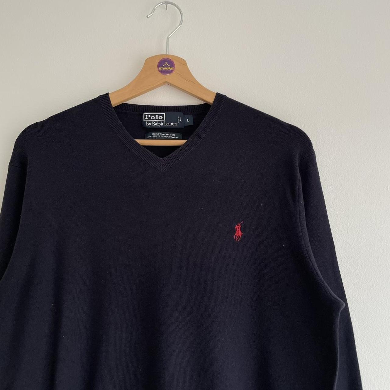 Ralph Lauren Sweater Dark Navy Vintage Polo Ralph... - Depop