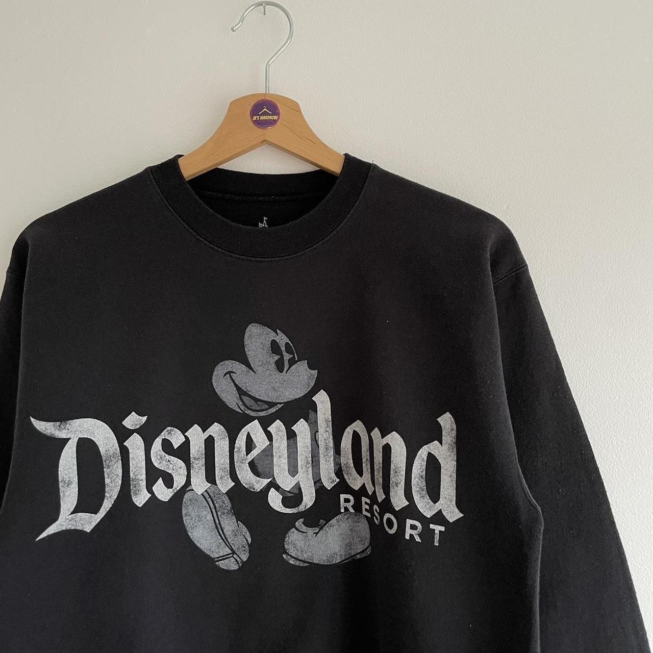 Disney Sweatshirt Black Disneyland Resort Mickey