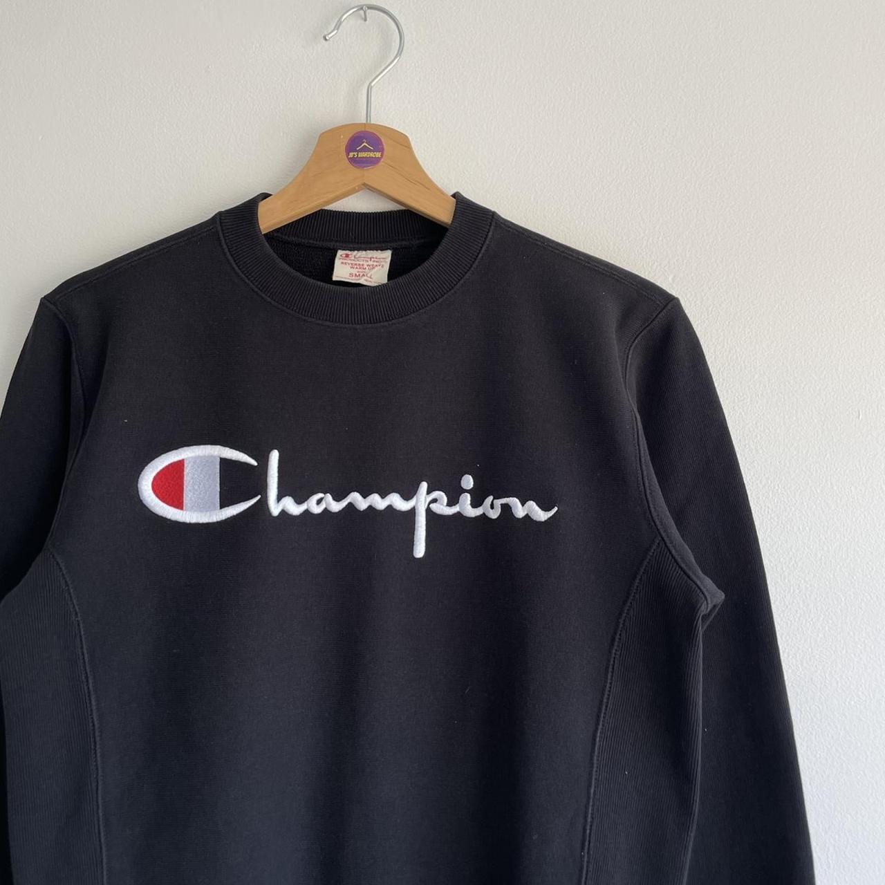 Champion Sweatshirt Black Champion Reverse Weave