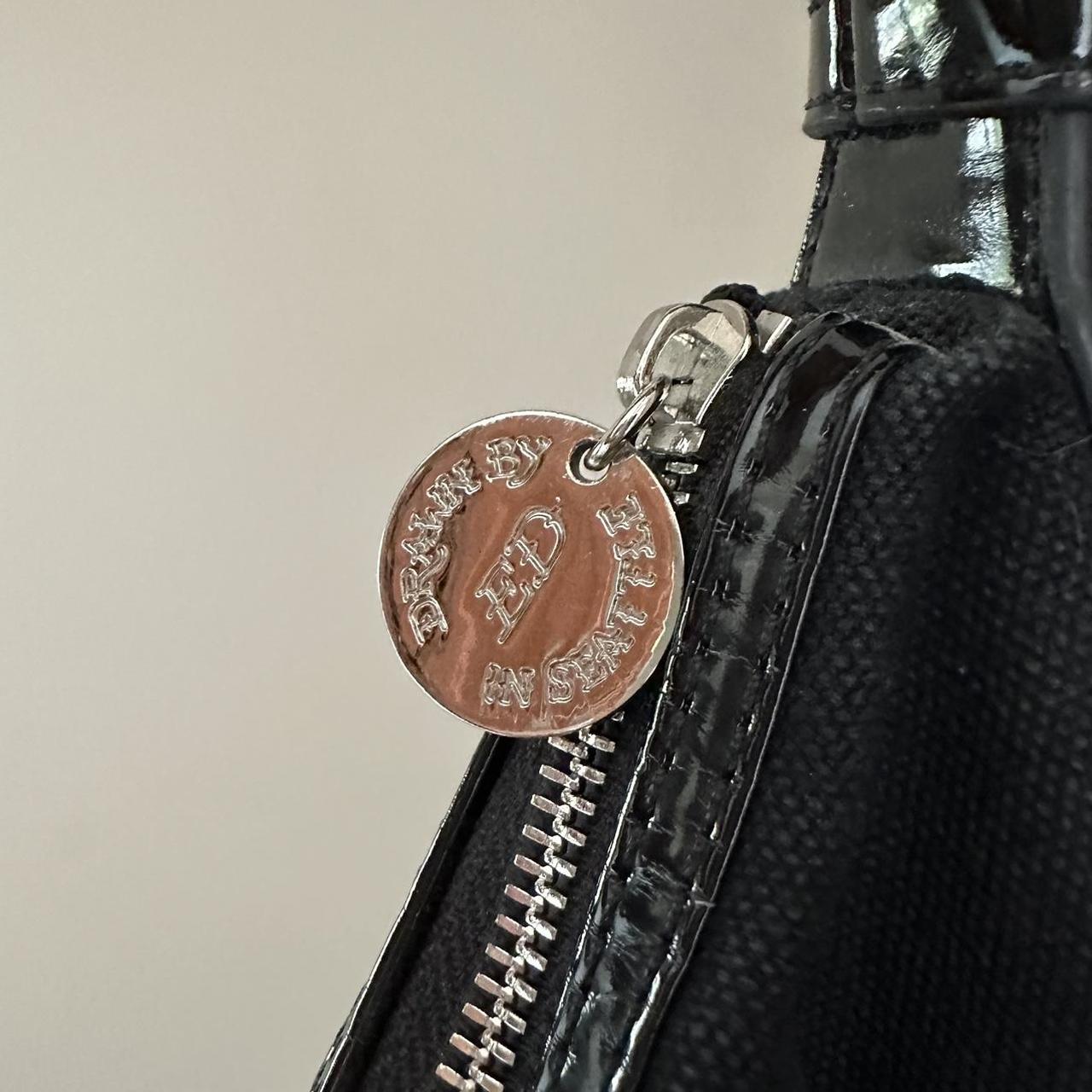 FULLY BEDAZZLED VINTAGE Y2K ED HARDY CANVAS TOTE... Depop