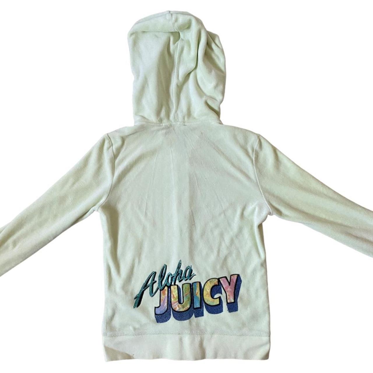 Aloha Juicy graphic zip up hoodie by Juicy Couture | Depop