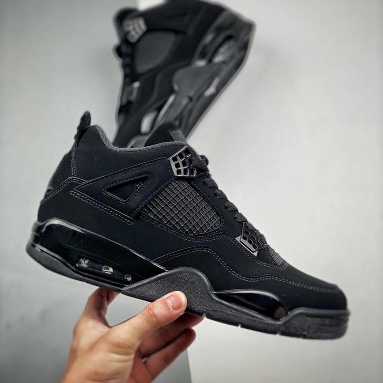 NIKE AIR JORDAN 4 BLACK CAT AVAILABLE IN DIFFERENT... - Depop