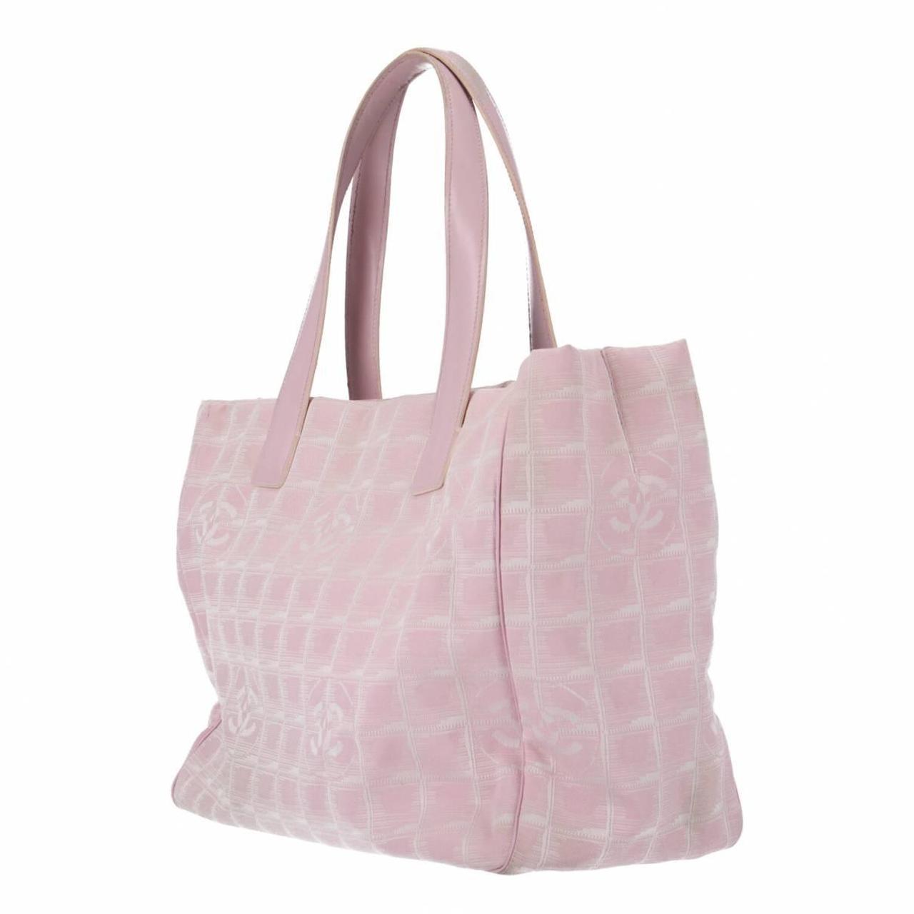 Vintage pink Chanel bag Chanel tote bag Baby pink... Depop