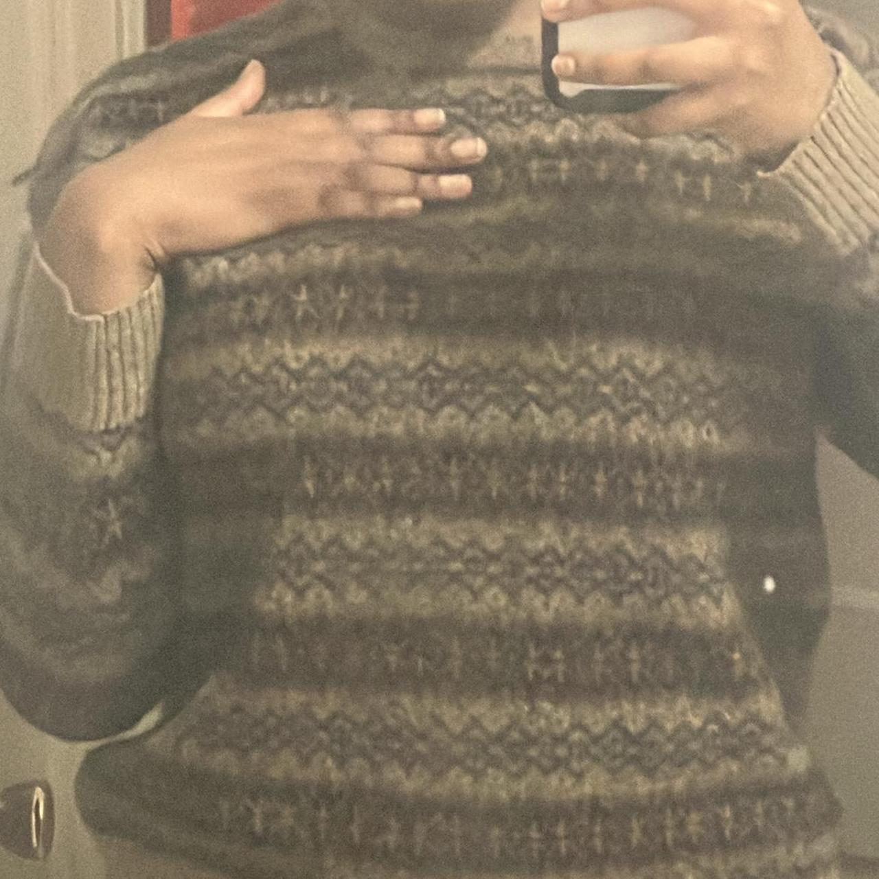Geoffrey Beene Women's Khaki and Brown Jumper (3)