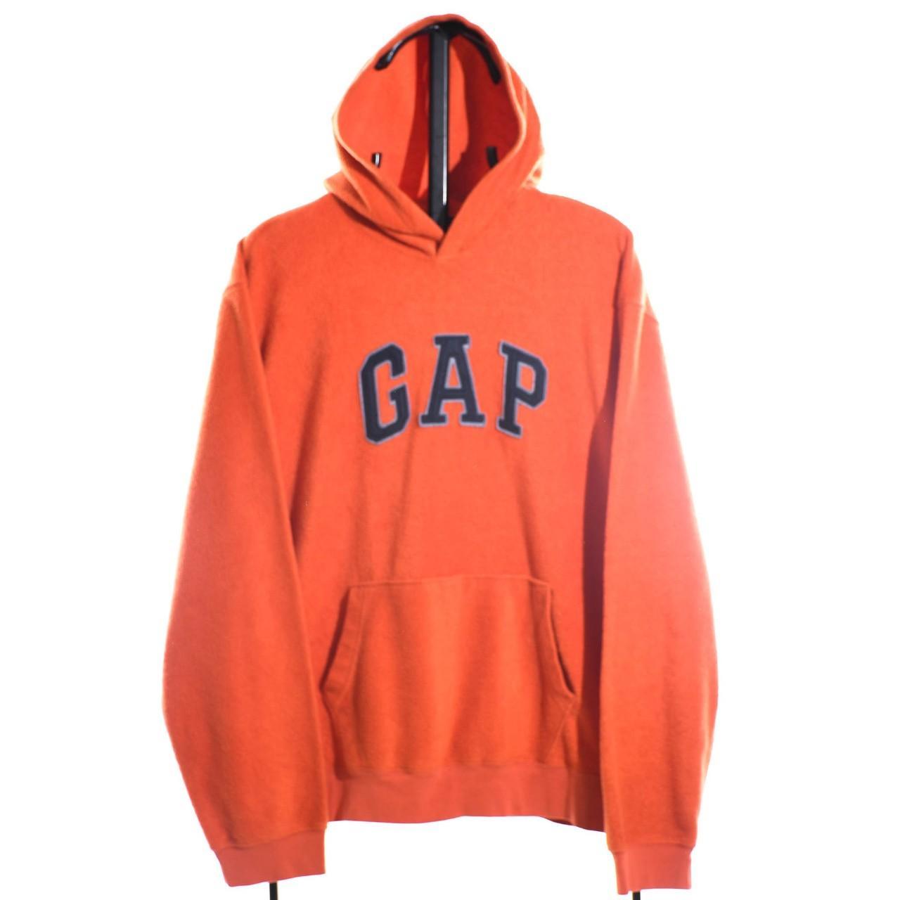 Gap Men's Orange Hoodie | Depop