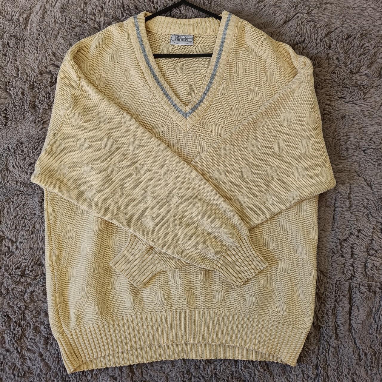 Men's Yellow Jumper Depop