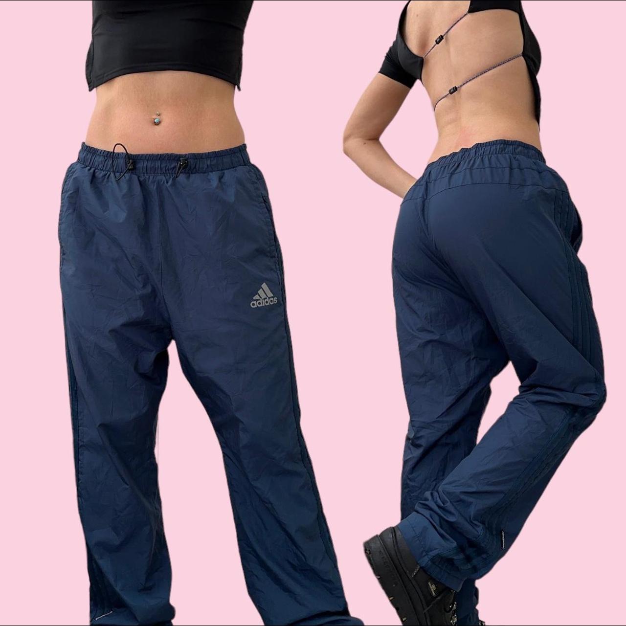 Adidas Womens Navy And Grey Joggers Tracksuits Depop 4141