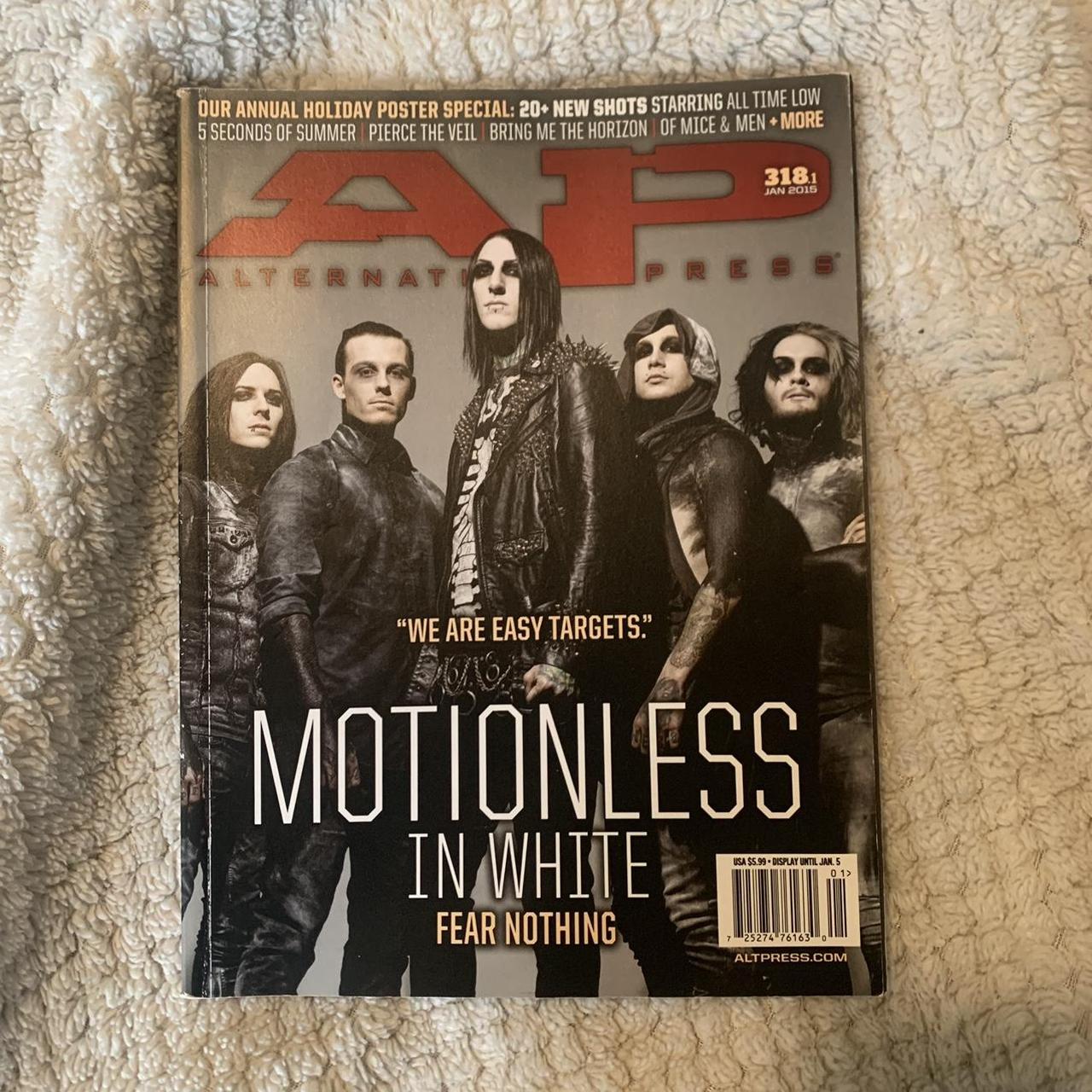 Signed motionless white AP deals Magazine :)