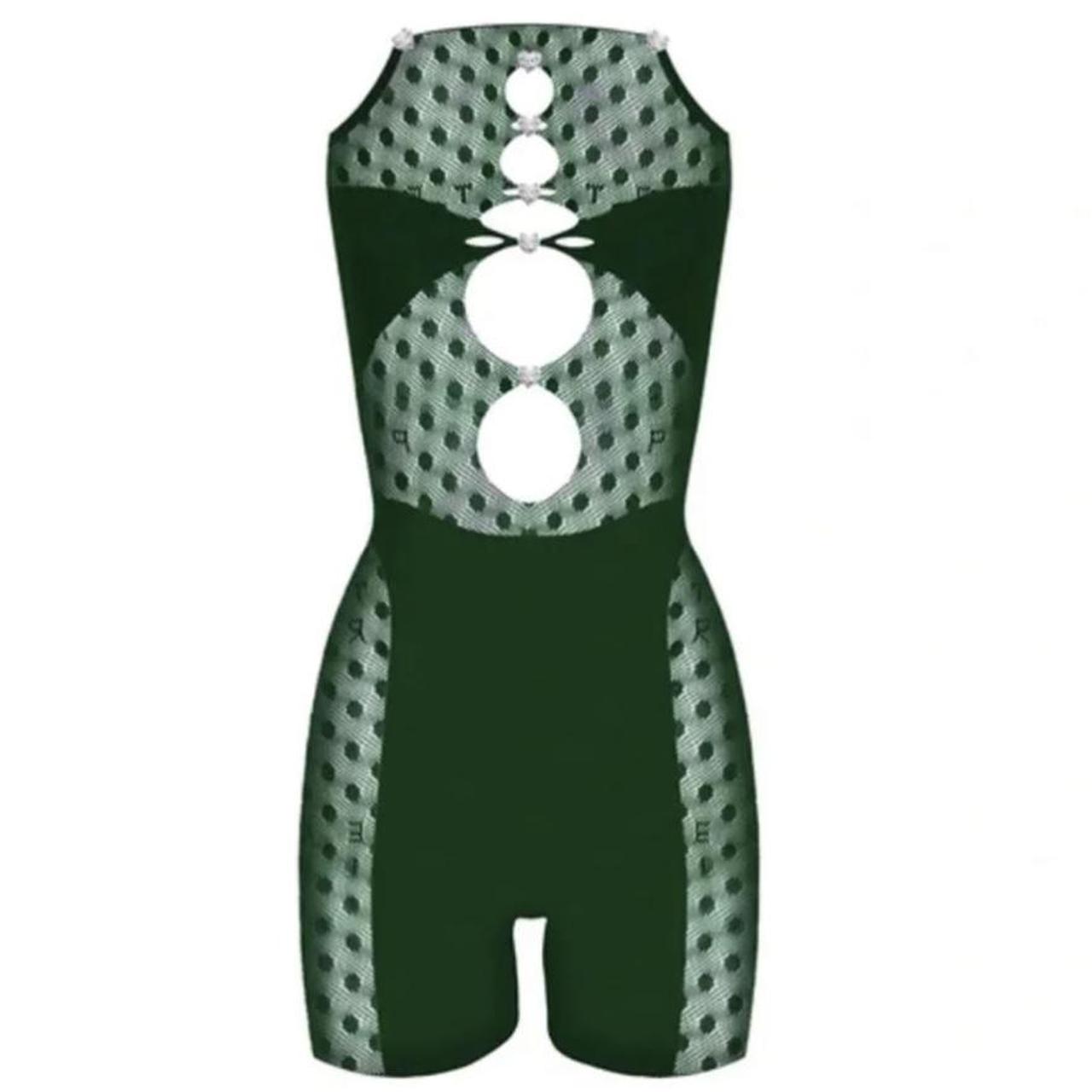 POSTER GIRL green Jetta jumpsuit. honestly selling... Depop