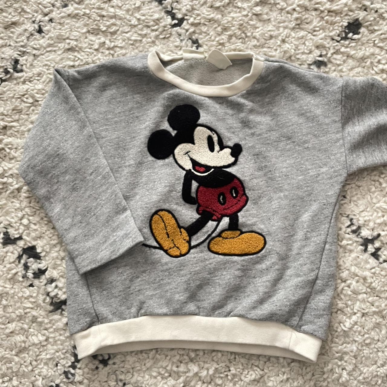 Zara Disney Mickey Mouse hooded sweatshirt 2-3 years discount