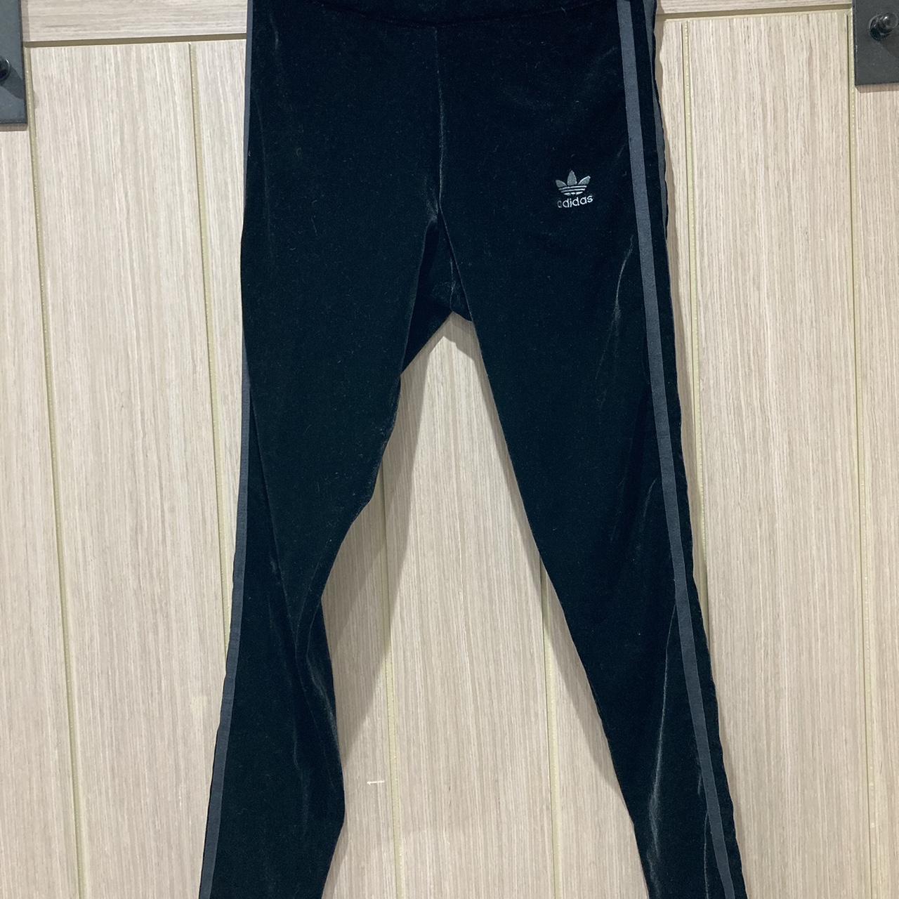 Adidas velvet outlet leggings