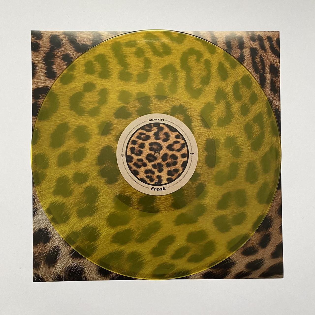 Doja Cat - Freak Yellow Urban Outfitters Vinyl Feel... - Depop