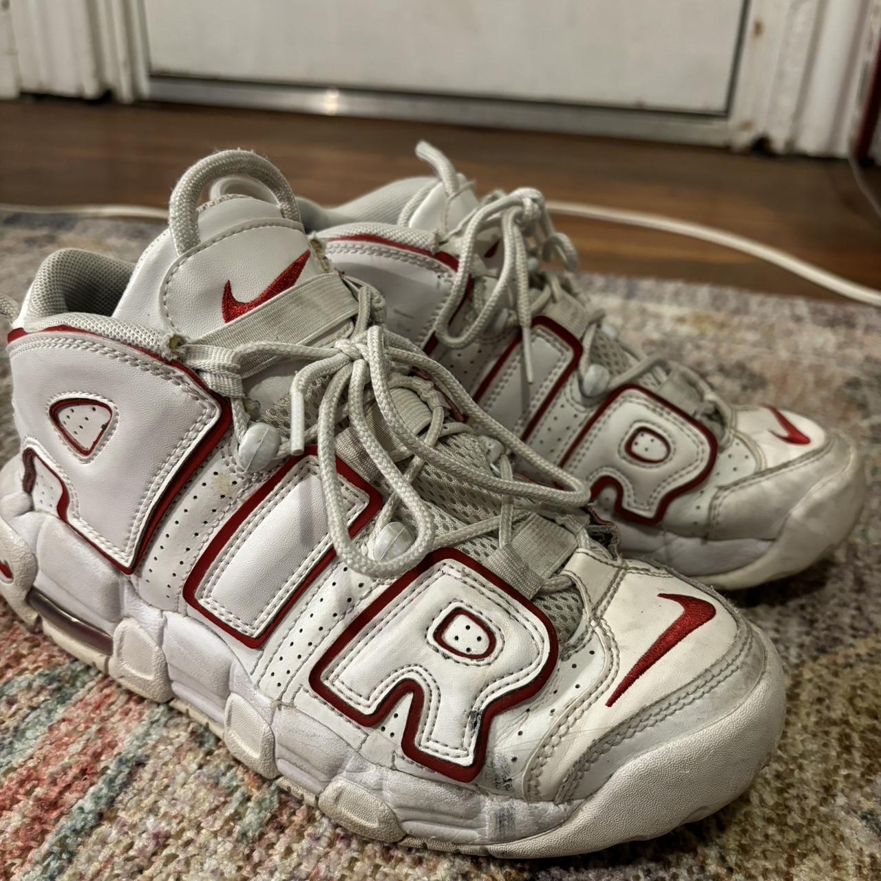 uptempo white black red