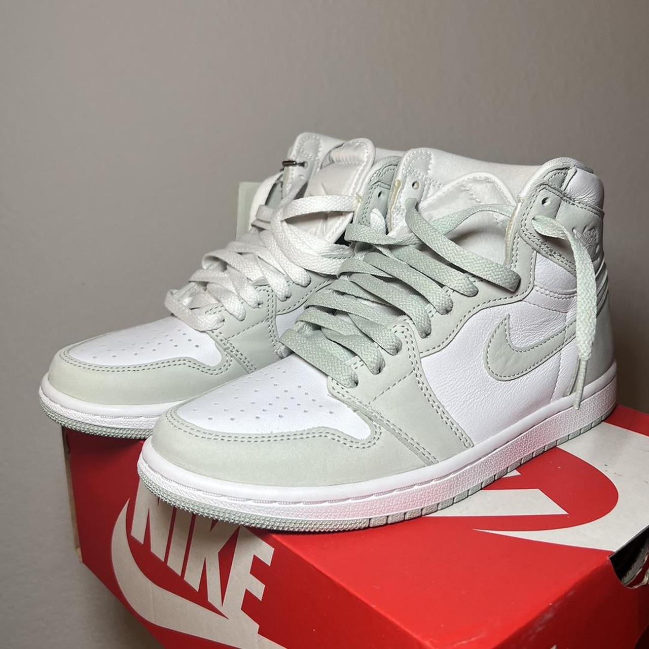 seafoam 1s white laces