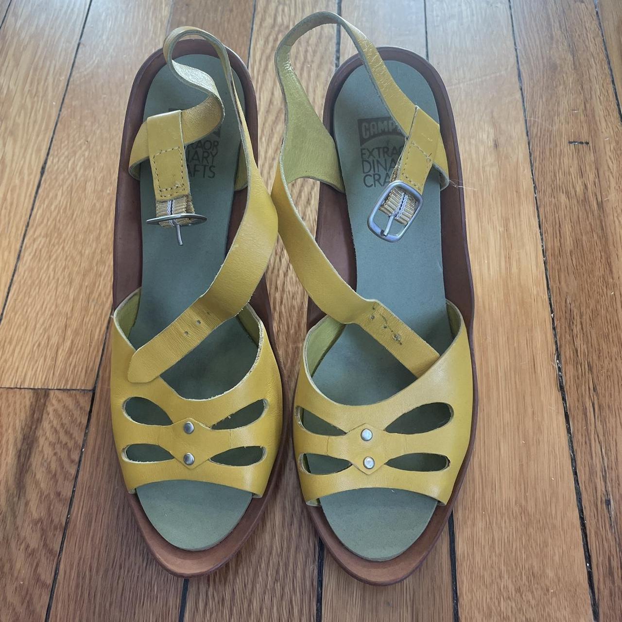 Camper store yellow sandals