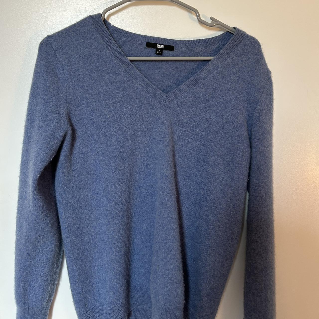 UNIQLO Women's Blue Jumper | Depop