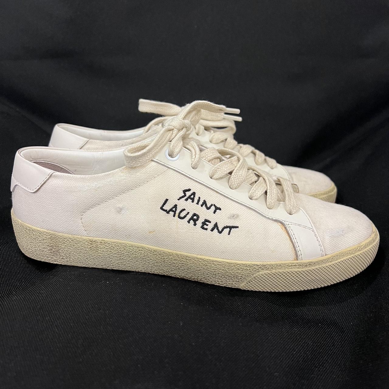 COURT CLASSIC SL/06 EMBROIDERED SNEAKERS IN Depop - Main Image