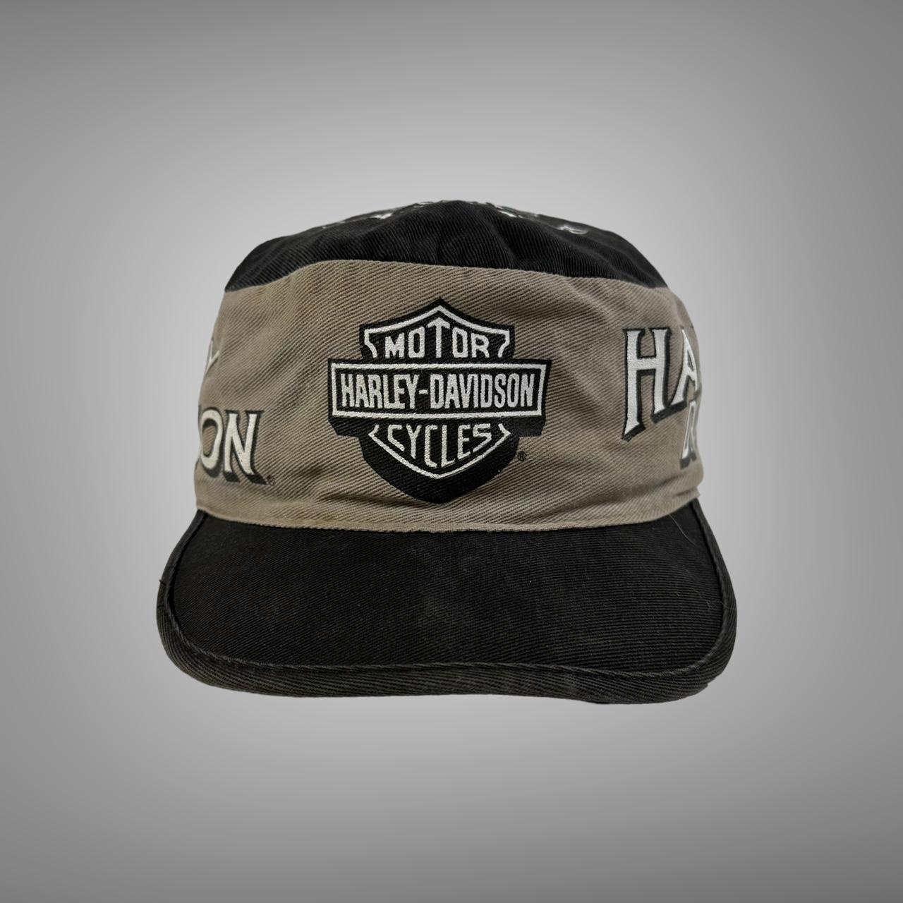 Harley Davidson Men's Black and Grey Hat