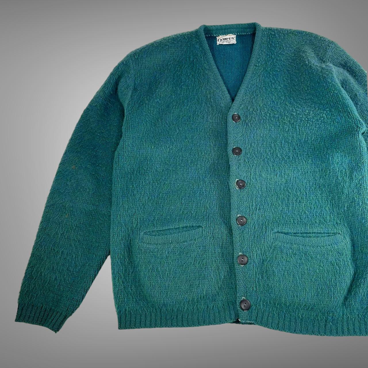 Men's Green Cardigan Depop