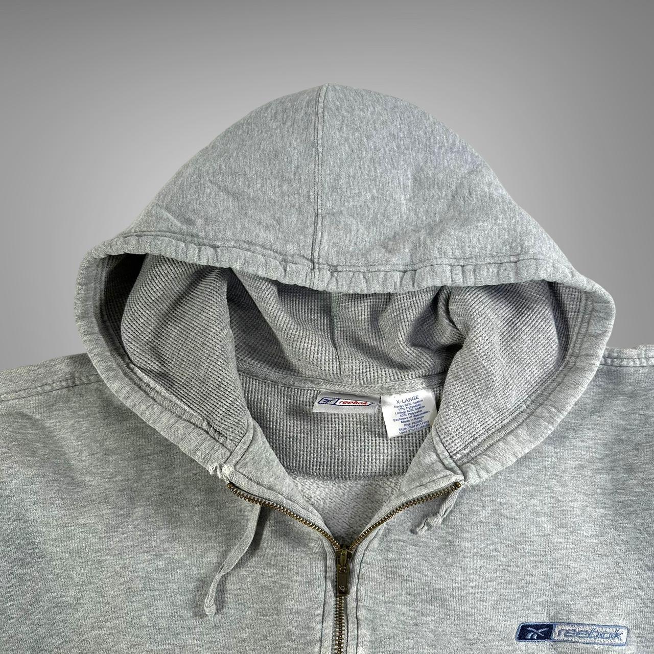 Reebok Men's Hoodie - Silver - XL