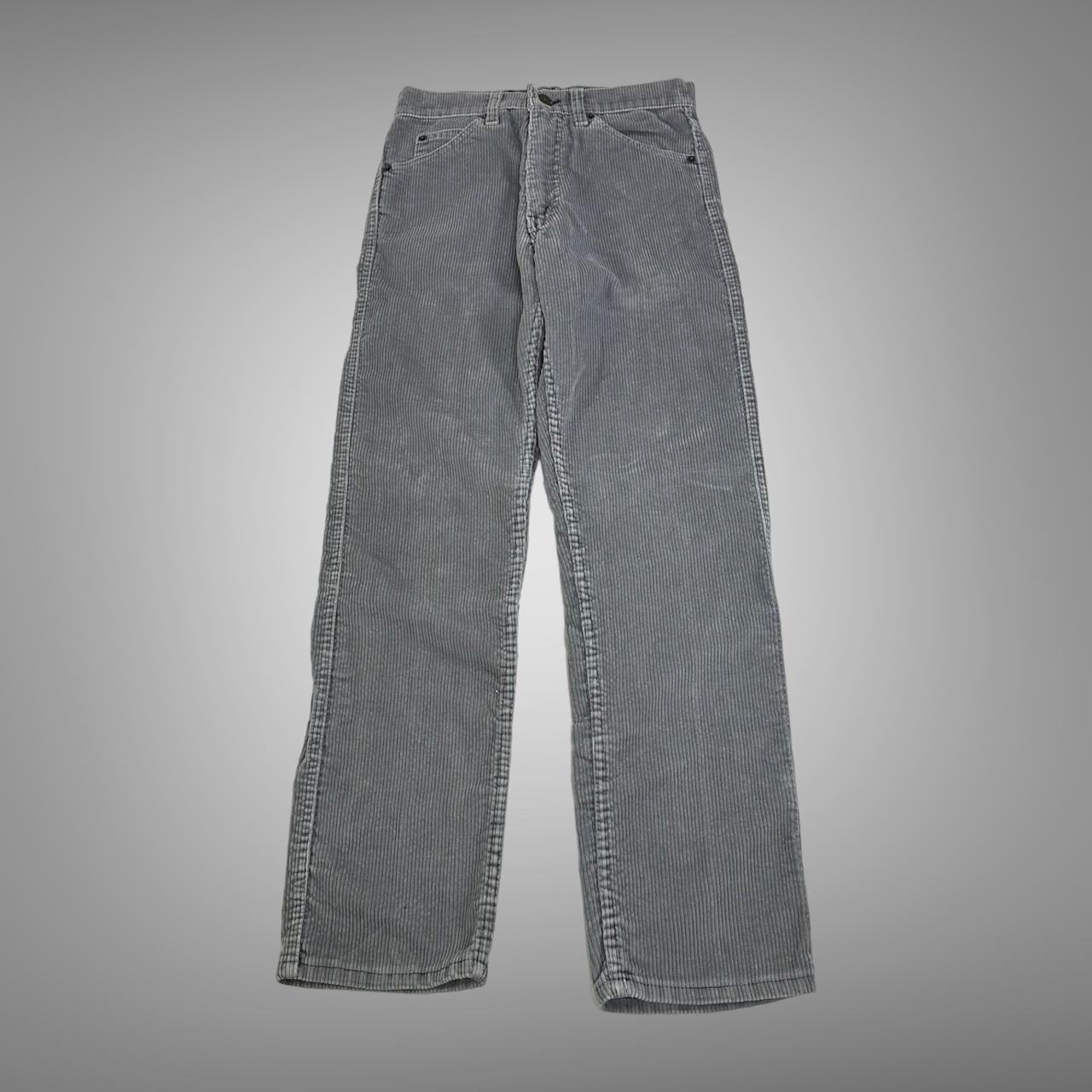 Vintage 1970s gray corduroy Levi’s pants size 28x32... - Depop