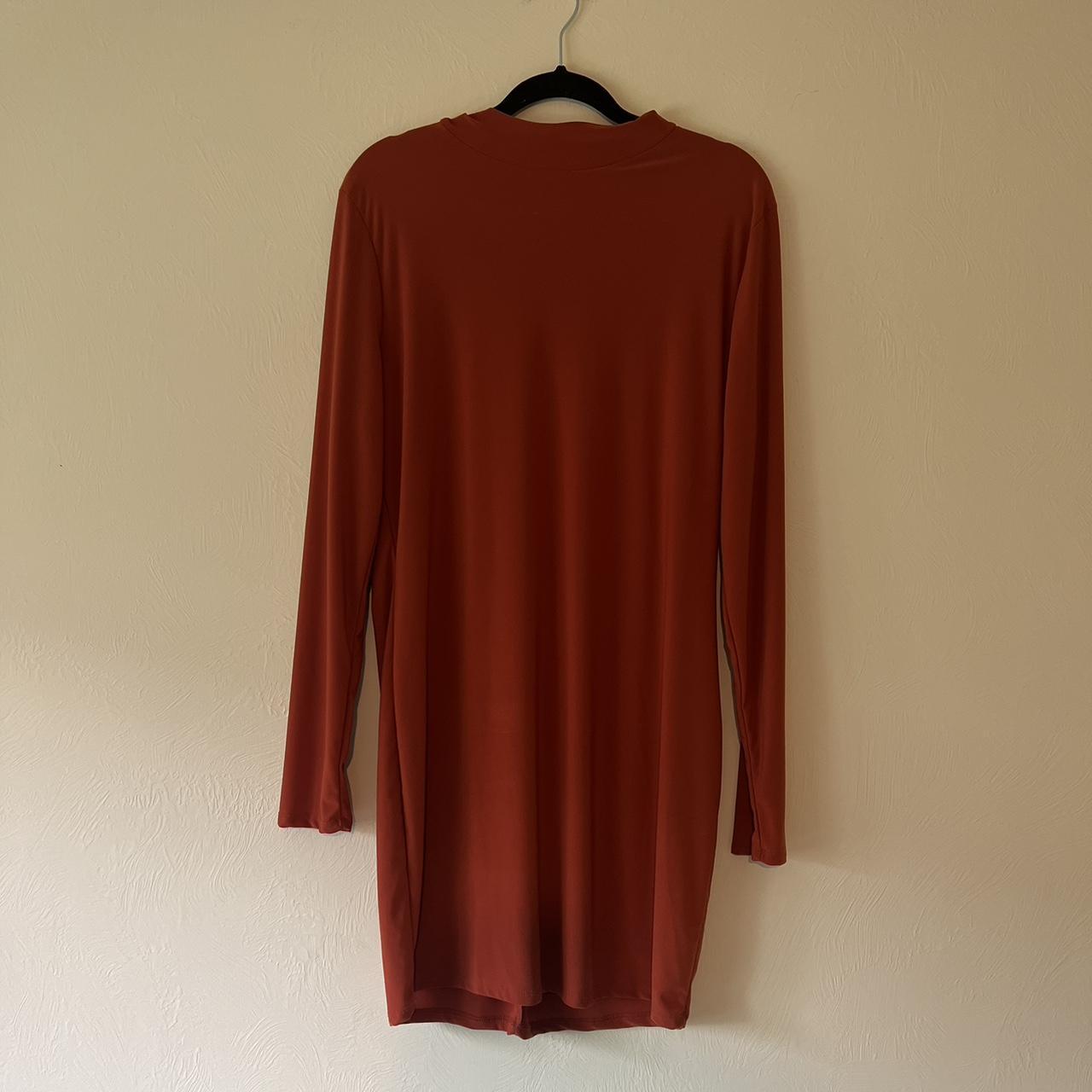 Fashion Nova Orange long sleeve dress Perfect for... Depop