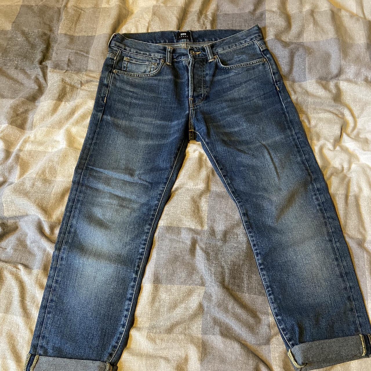 Edwin E-D80 Light denim jeans tailored fit W30 L26 - Depop