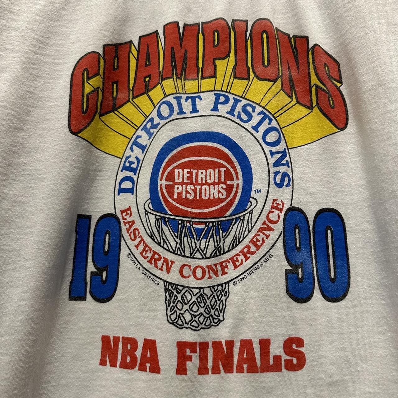 Vintage Detroit Pistons Shirt 1990 NBA Champions M – Laundry