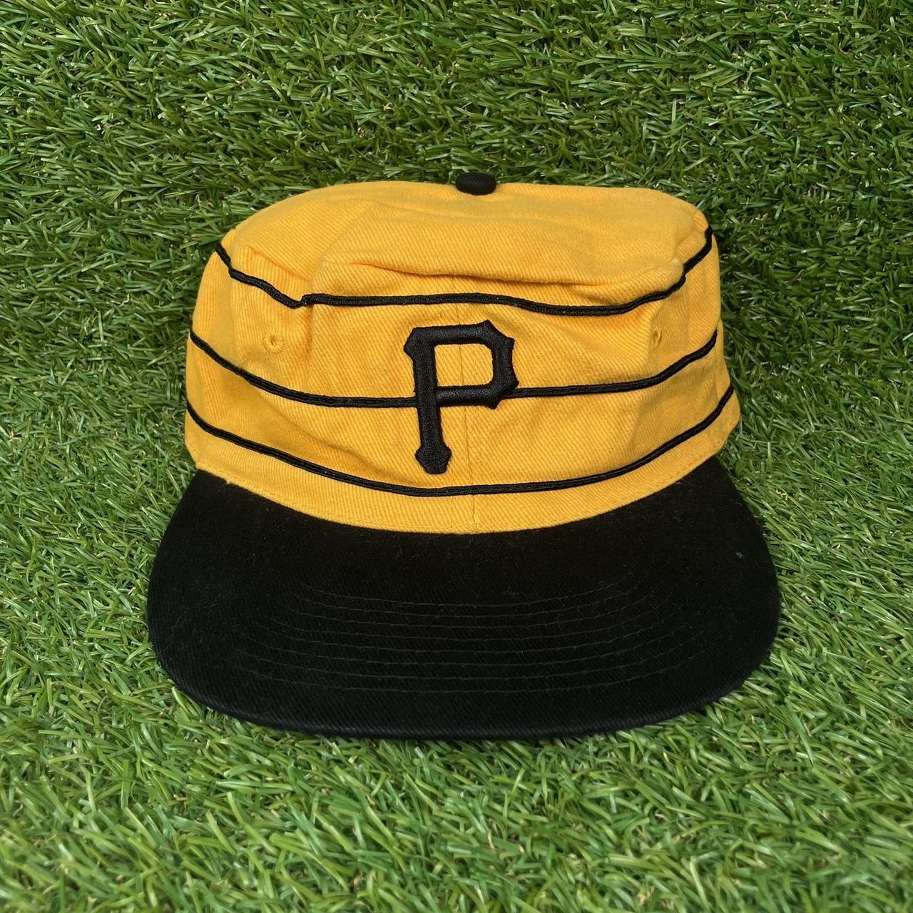 Vintage Pittsburgh Pirates Hat Snapback Pillbox MLB - Depop