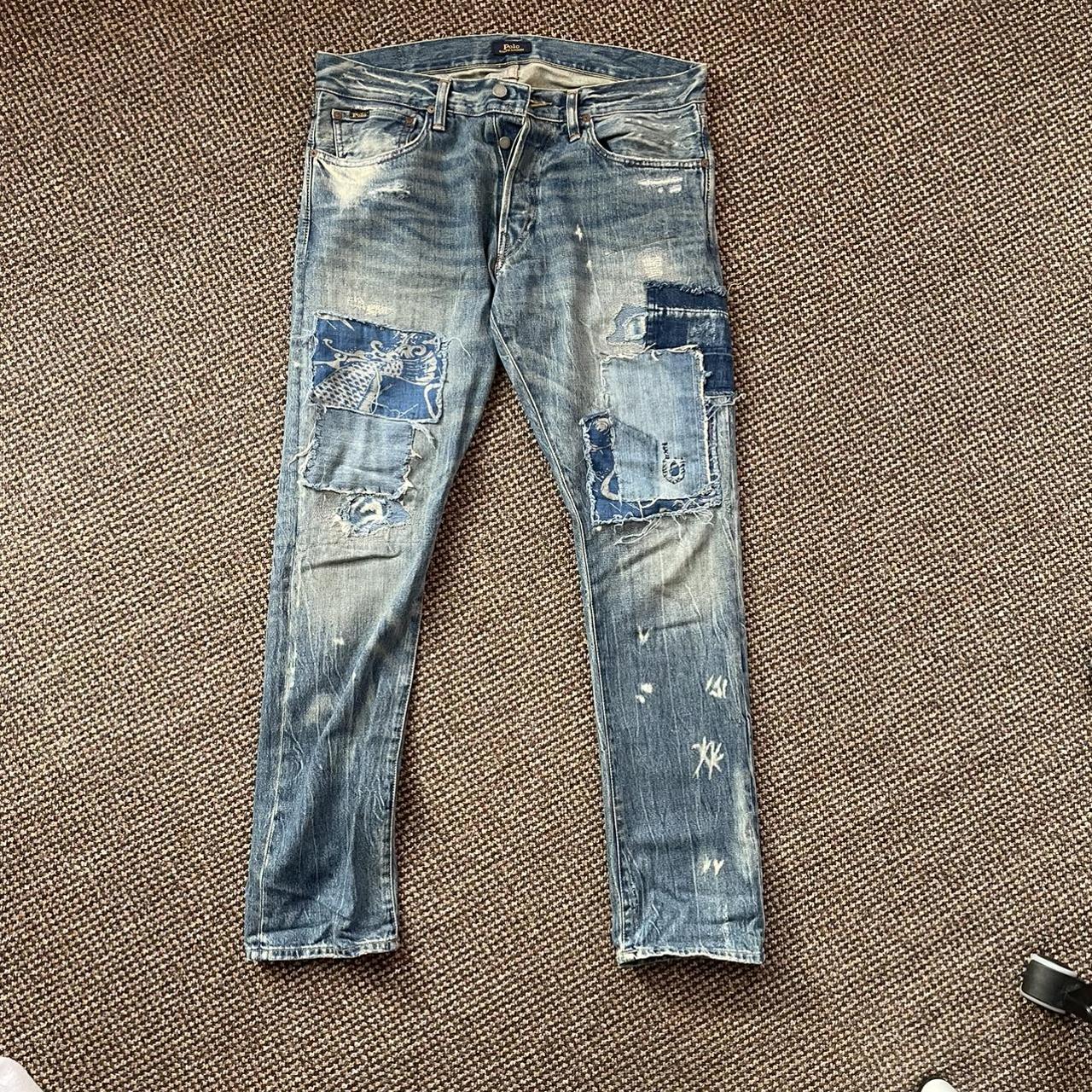 Very hard very rare ralphy jeans made in Mexico 33... - Depop